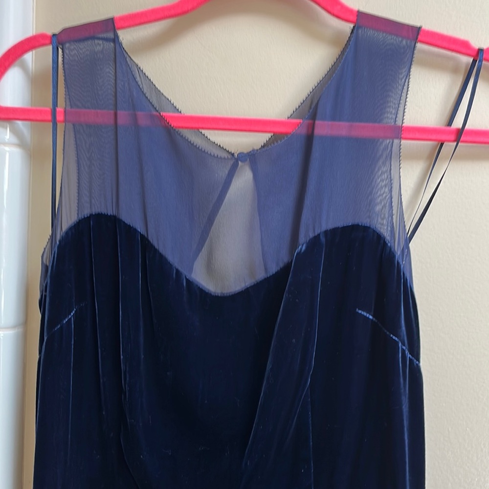 Boden layered velvet dress sz 4